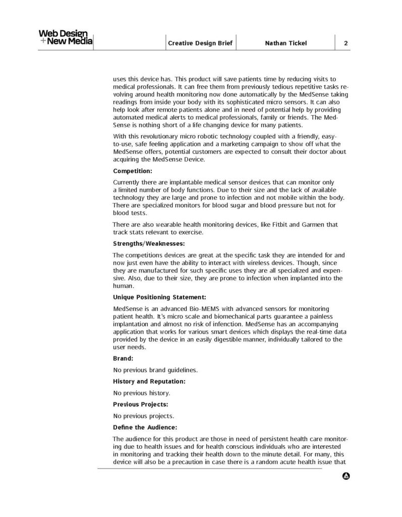 Design Brief V1 page 2