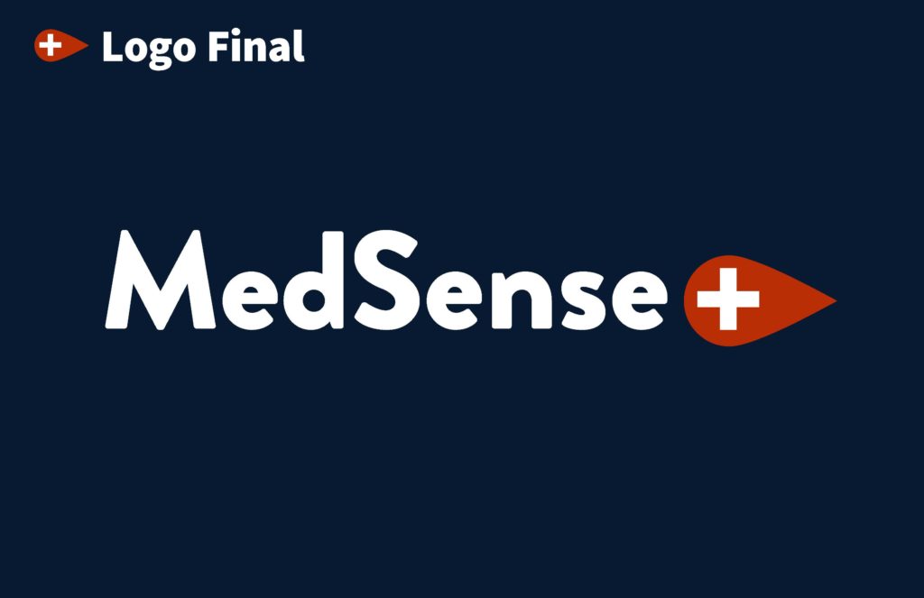 MedSense Logo Final White Text