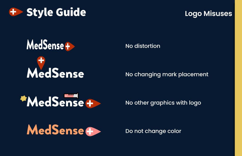 MedSense Style Guide Pg 2