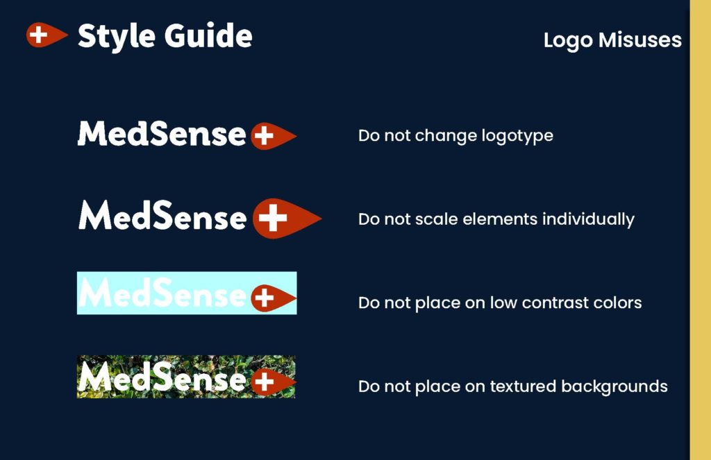 MedSense Style Guide Pg 3
